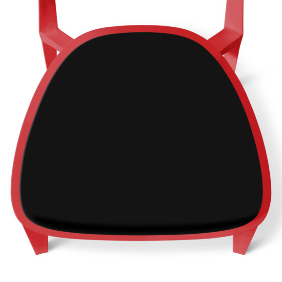 Стул Riccon, красный, черный - фото 4