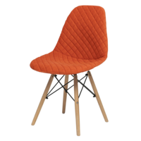 Настоящее фото товара Чехол Е07 на стул Eames, кирпичный, произведённого компанией ChiedoCover