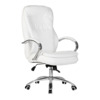 Офисное кресло для руководителей Линдон, белый