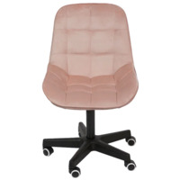 Фотография товара Стул Мускус, пластик, велюр, розовый, черный от компании ChiedoCover.