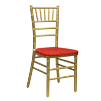Настоящее фото товара Подушка 01 для стула Кьявари, 2см, красная, произведённого компанией ChiedoCover