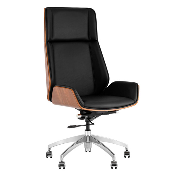 Кресло руководителя TopChairs Crown SN черный - фото 1