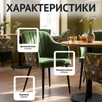 Фотография товара Стул Тюльпан на пространственной раме, спинка гобелен от компании ChiedoCover.