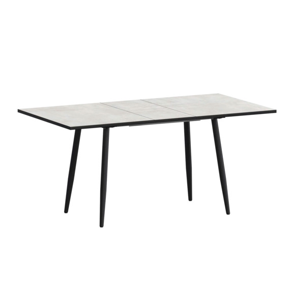 Стол раздвижной Бетти 1100+300 лофт, черный муар Стол раздвижной Бетти 1100+300 лофт, черный муар - фото 1