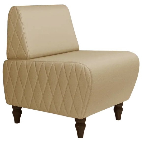 Кресло Лотик экокожа, санд - фото 1