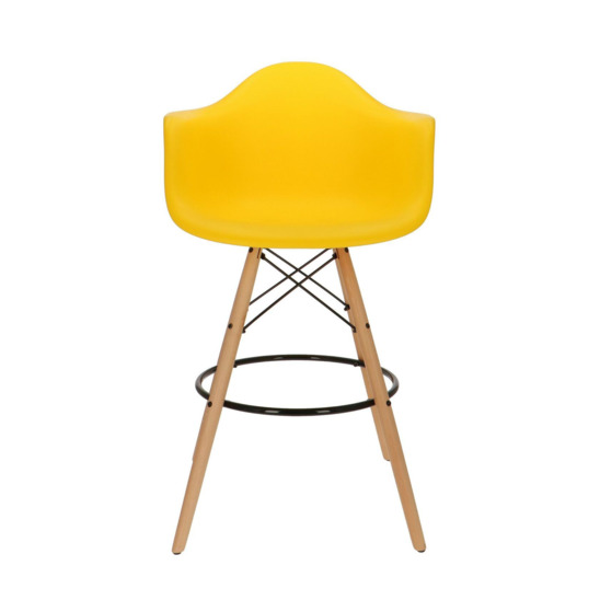  Кресло Eames DAW Барное Желтое - фото 2