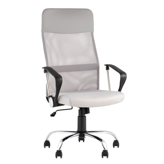 Кресло офисное TopChairs Benefit NEW, серое - фото 1