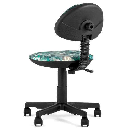 Кресло компьютерное детское УМКА абстракция зеленый - фото 5