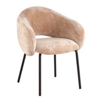 Настоящее фото товара Стул обеденный Bren, мокка, произведённого компанией ChiedoCover