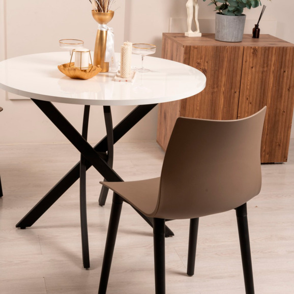 Стул Rune, капучино, черный - фото 4