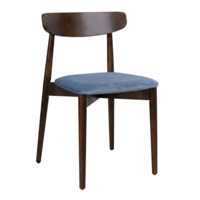 Настоящее фото товара Стул Роквелл, велюр Велютто 12, морилка венге, произведённого компанией ChiedoCover