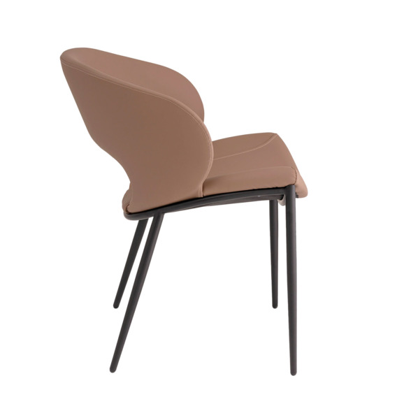 Стул Вивьен, экокожа, светло-коричневый Стул Вивьен, экокожа, светло-коричневый - фото 2