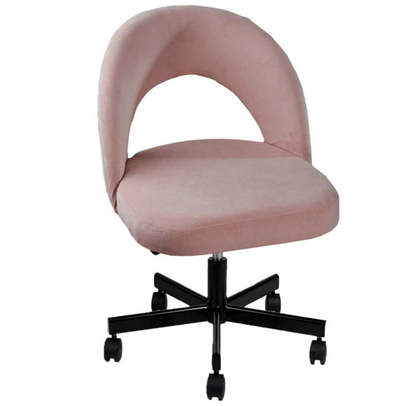 Стул Пиннате, пятилучие, пудровый, черный - фото 1