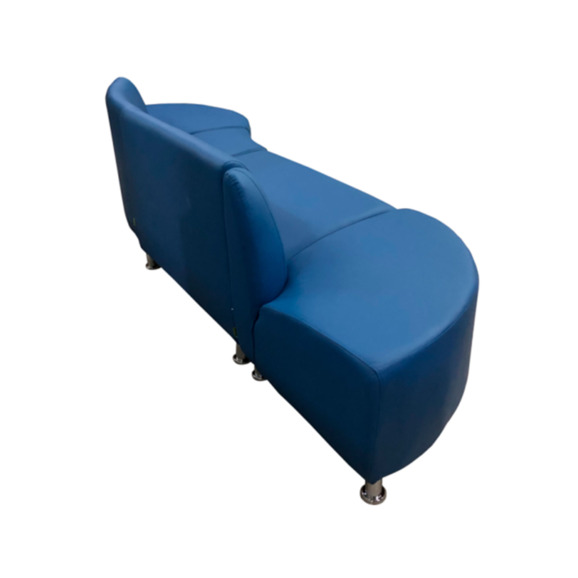 Диван Блазз пятиместный, экокожа Пегасо, синий Диван Блазз пятиместный, экокожа Пегасо, синий - фото 2