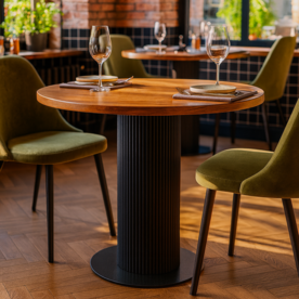 Фотография в интерьере товара Подстолье Фуд-корт, металл от компании ChiedoCover.