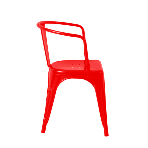 Кресло Tolix, красный Кресло Tolix, красный - фото 2