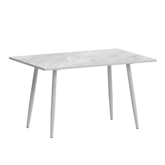Стол нераздвижной Бетти 1200, лавант, белый муар - фото 1