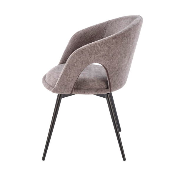 Стул кухонный Synergy, серый, черный - фото 3