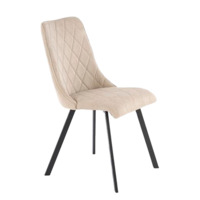 Фотография Стул кухонный Momentum, бежевый, черный от производителя ChiedoCover, картинка продукции, реальное фото товара Настоящее фото товара Стул кухонный Momentum, бежевый, черный, произведённого компанией ChiedoCover