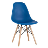 Настоящее фото товара Стул Eames Style DSW синий (разборный каркас), произведённого компанией ChiedoCover