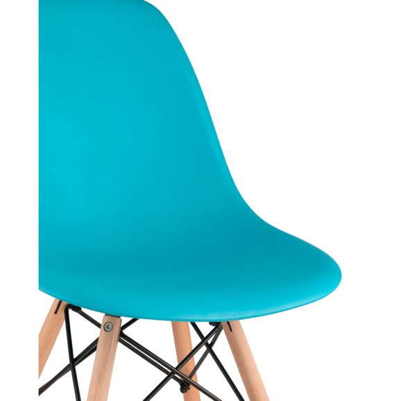 Стул Eames DSW бирюзовый - фото 9