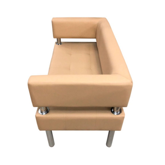 Диван Сантур двухместный, бежевый - фото 4