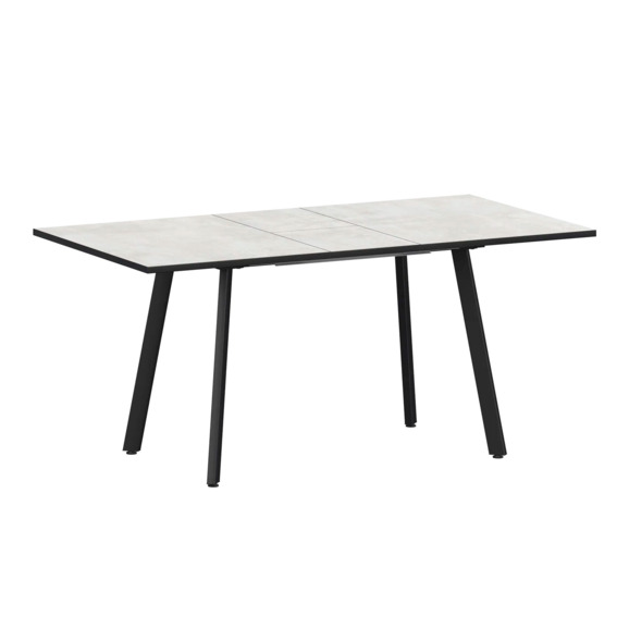 Стол раздвижной Рольф 1100+300 лофт, черный муар Стол раздвижной Рольф 1100+300 лофт, черный муар - фото 1