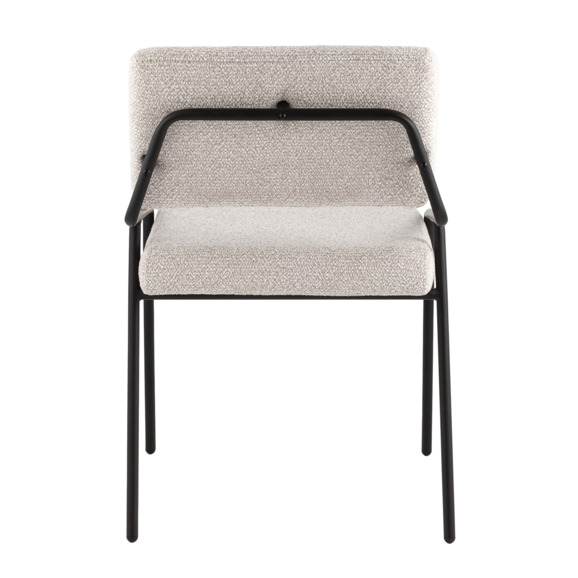 Стул Scott, шенилл серо-бежевый Стул Scott, шенилл серо-бежевый - фото 5