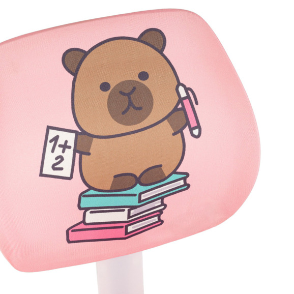 Кресло ЛОЛО Study розовый, белый - фото 6