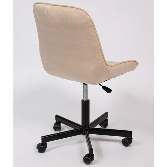 Стул Мускус, пятилучие, велюр, бежевый, черный - фото 4