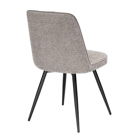 Стул на металлокаркасе Texas 4 поворотный бежевый / черный - фото 4