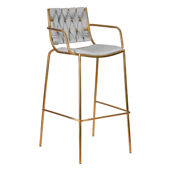 Стул барный Miller gold - фото 1