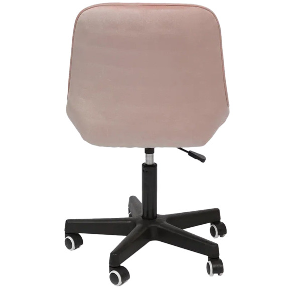 Стул Мускус, пластик, велюр, розовый, черный - фото 5