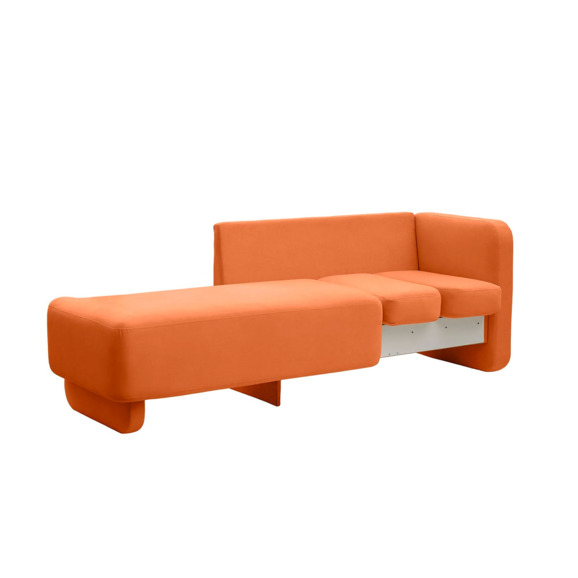 Кушетка-диван Хьюст-1, оранжевый - фото 4