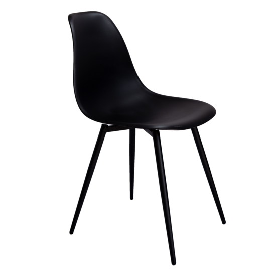 СТУЛ EAMES 25 Р ЧЕРНЫЙ - фото 1