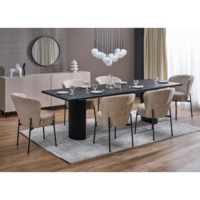 Фотография Стол обеденный Plinth, черный дуб, черный Фотография товара Стол обеденный Plinth, черный дуб, черный от компании ChiedoCover.