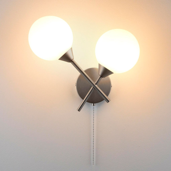 Бра Торси Молекула, серебро - фото 7