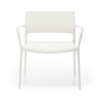 Кресло пластиковое Ara Lounge, белый