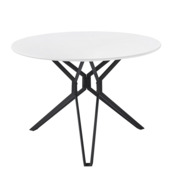 Фотография товара Стол Уют, белый, черный от компании ChiedoCover.