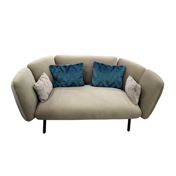 Диван Гип двухместный, серый Диван Гип двухместный, серый - фото 2