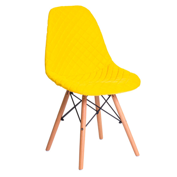 Чехол Е07 на стул Eames, желтый - фото 1