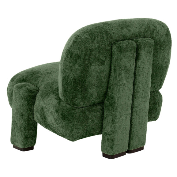 Кресло Orli, темно-зеленый, черный - фото 4