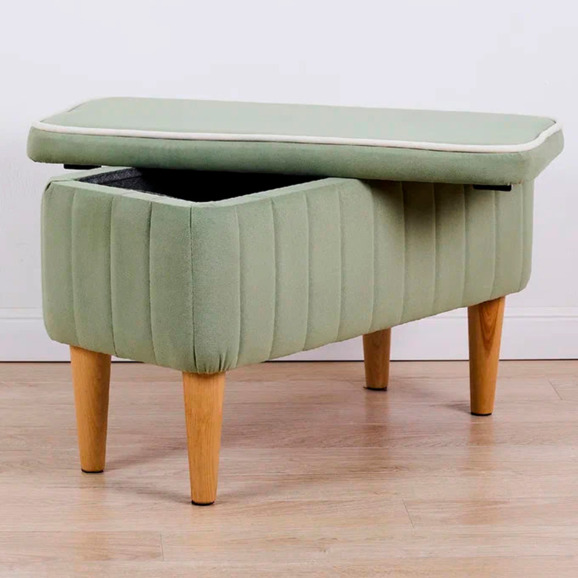 Банкетка Nootropic, с ящиком, оливковый - фото 2