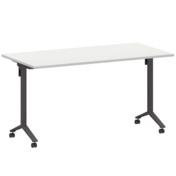 Фотография товара Стол мобильный складной белый, антрацит, 22 мм, 140*70 от компании ChiedoCover.