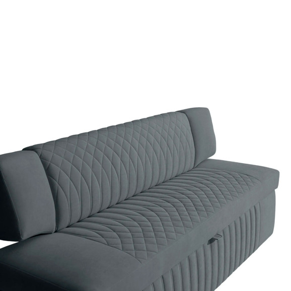 Диван для кухни Леонард 168, темно-серый - фото 3