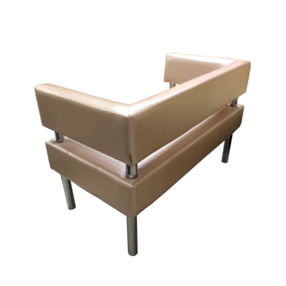 Диван Сантур двухместный, светло-розовый - фото 5