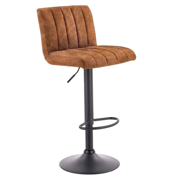 Стул барный Aureole, коричневый, черный Стул барный Aureole, коричневый, черный - фото 1