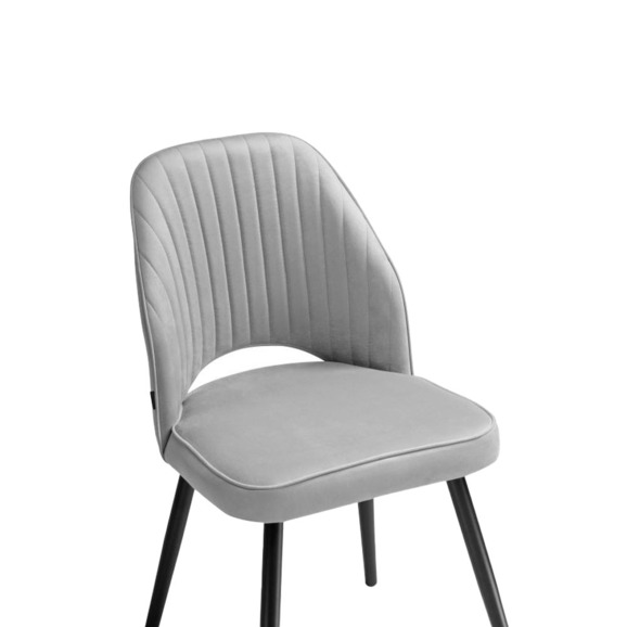 Стул на металлокаркасе Брейния velutto 52 / черный - фото 5