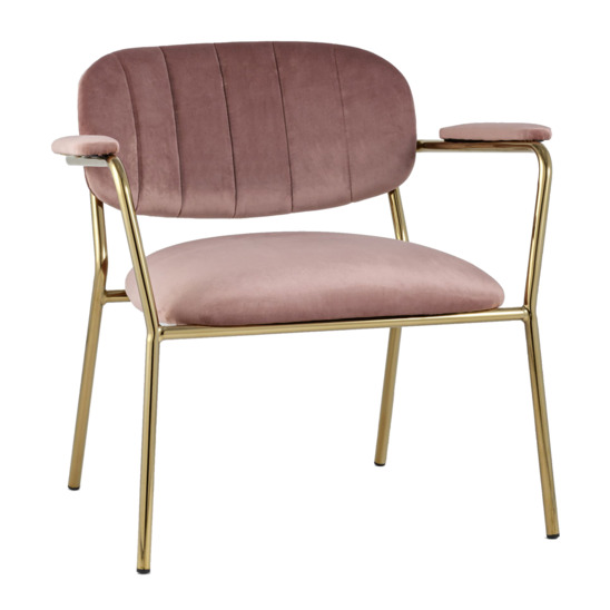 Кресло Кэрол пыльно-розовый - фото 1