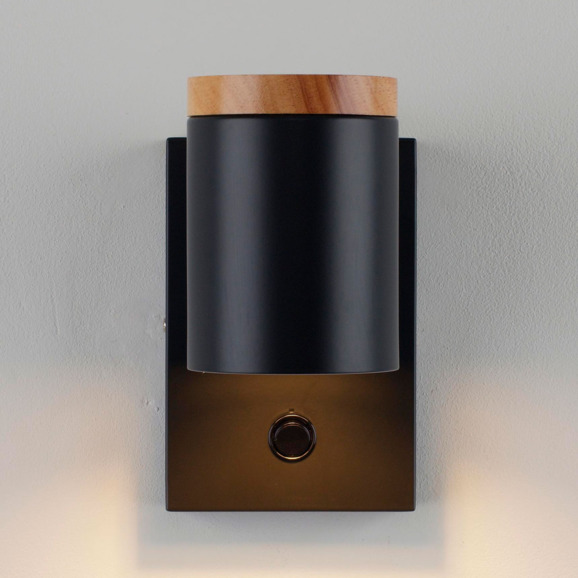 Светильник настенный Рик Ашесвуд, чёрный - фото 3